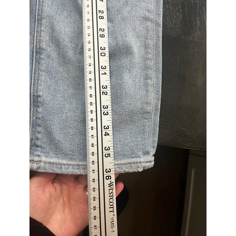 American Eagle Outfitters‎ Women's Size 2 Mom Jeans Light Wash Stretch Jeans - Picture 5 of 9